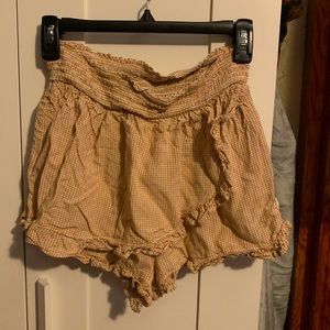 Float Checkered Print Shorts
